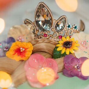 Assorted Colors Flower Hair Clips (set of 5) | Accessories for Girls/Women